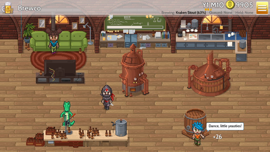 #1. Fiz: Brewery Management Game (iOS) Podle: Bit By Bit Studios