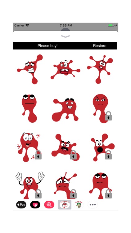 Animated Splat Stickers