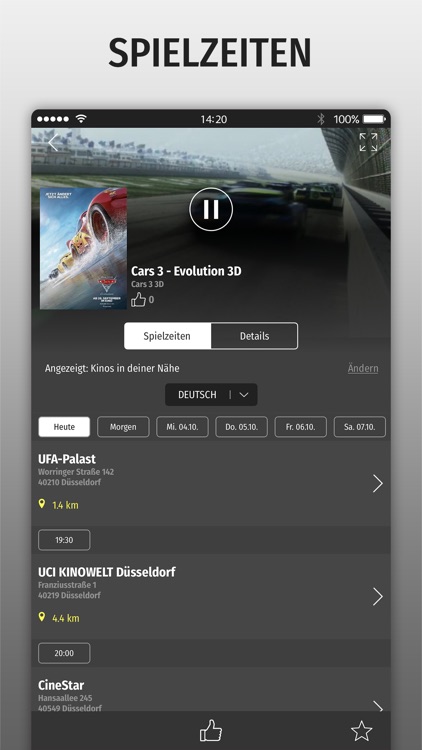 Kinofinder - Dein Kinoprogramm