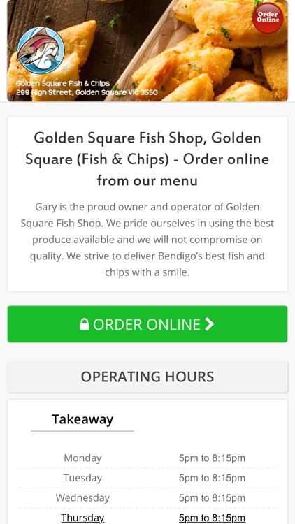 Golden Square Fish Shop