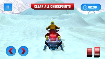 Snowmobile Stunt Bike Rider screenshot 4