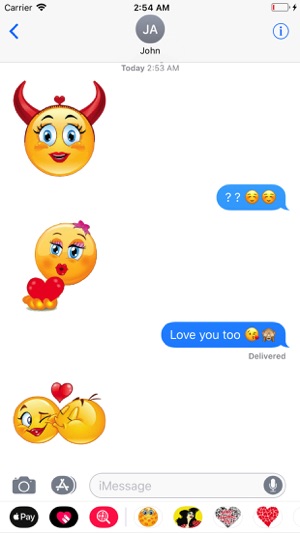 Adult Naughty Emoji Stickers(圖1)-速報App