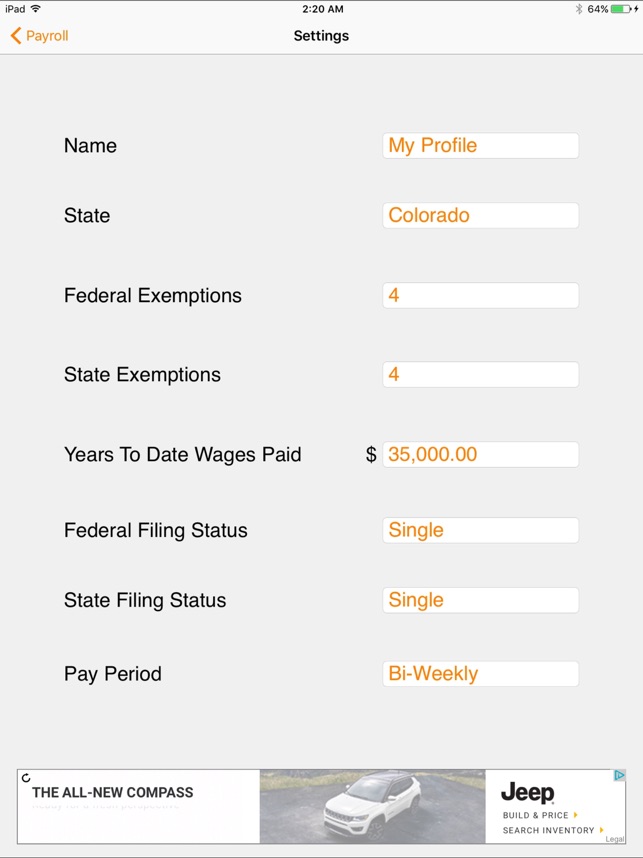 nj payroll calculator