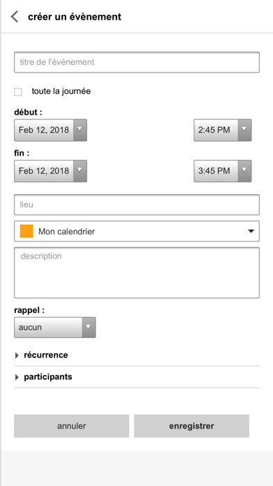 Screenshot #2 pour My Planning Orange
