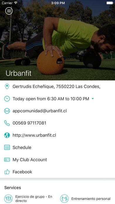 Urbanfit Chile screenshot 2