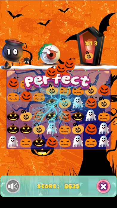 Halloween Match 3 Puzzle Game screenshot 3
