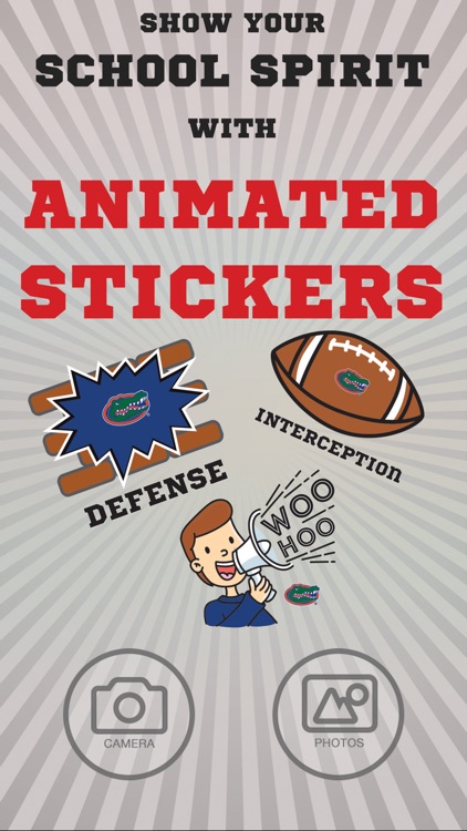 Florida Gators Animated Selfie Stickers