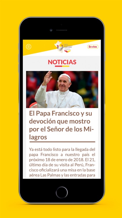 El Papa en Perú