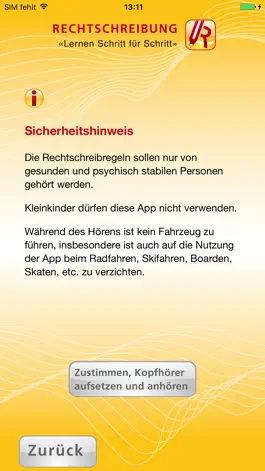 Game screenshot Rechtschreibung App apk