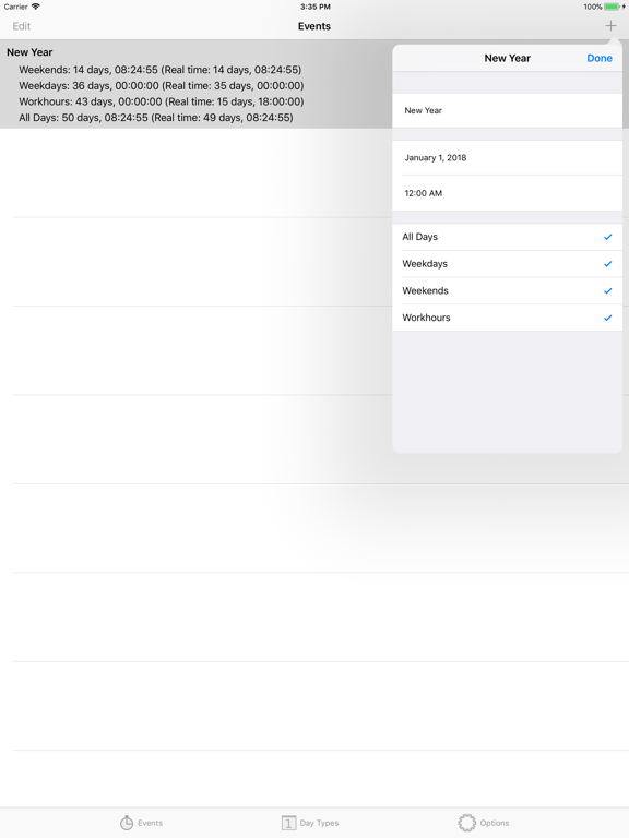Countdown Customized