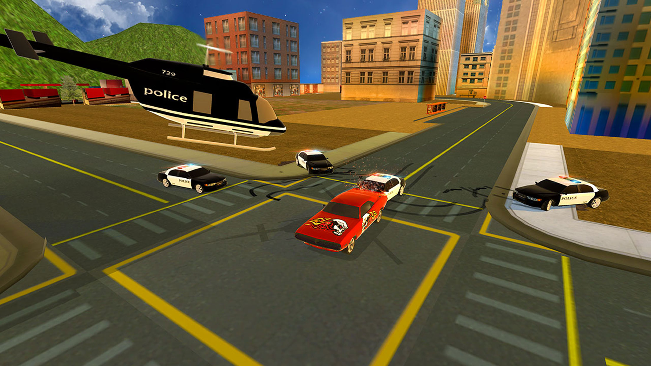Crazy Driver Escape Sim