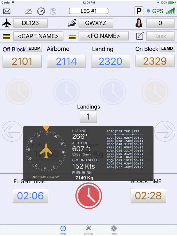 Screenshot #5 pour Flight Timer