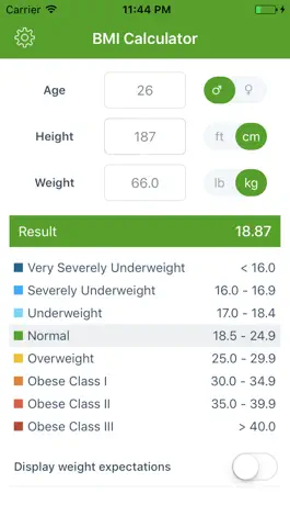 Game screenshot BMI with Weight Expectations mod apk