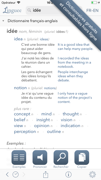 Screenshot #2 pour Dictionnaire Linguee