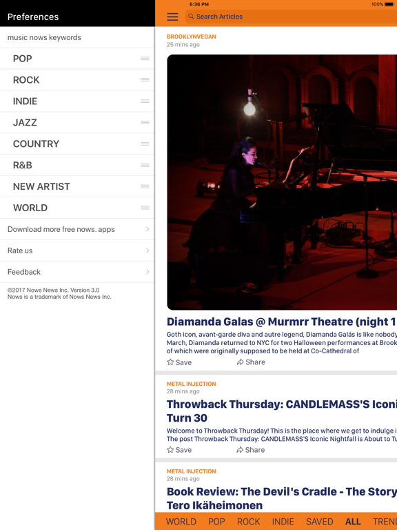 Screenshot #5 pour music nows.