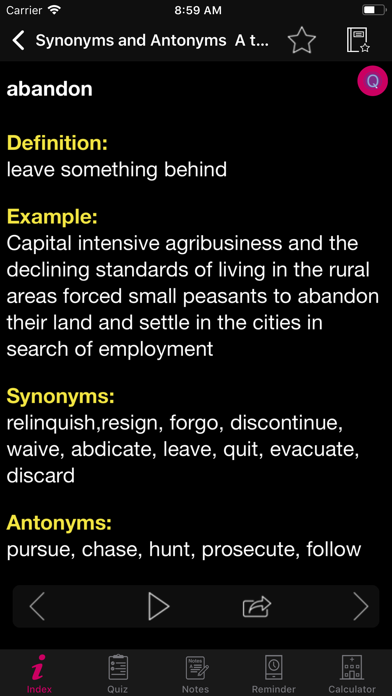 Antonym Synonyms DictionaryPro screenshot 3