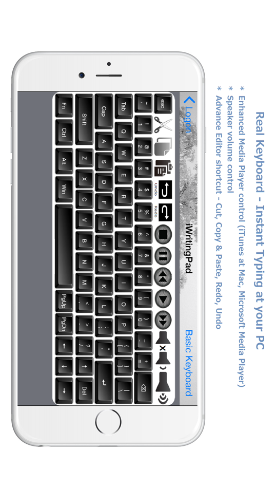 #1. iWritingPad Keyboard Mouse (iOS) 由: 2ConnectMe Limited
