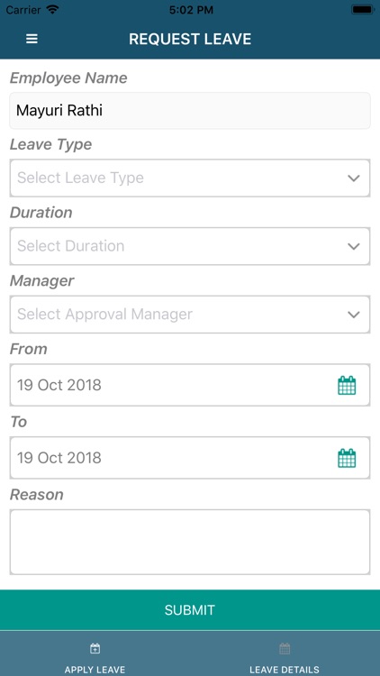 LeaveManager screenshot-3