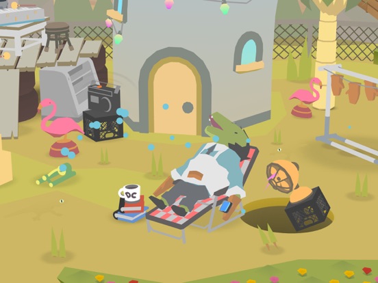 Donut County iPad app afbeelding 5