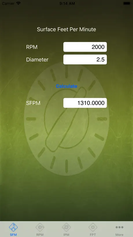 Feed Rate Calculator Lite