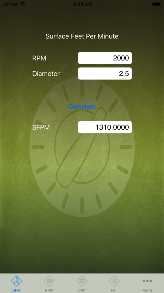 #1. Feed Rate Calculator Lite (iOS) 由: ITAMCO