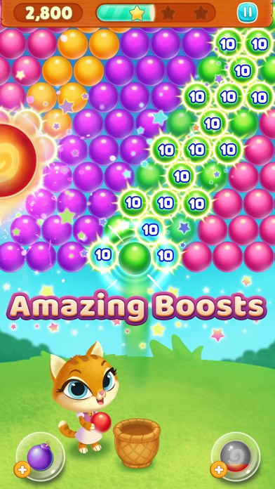 Kitty Pop Bubble Shooter screenshot 2