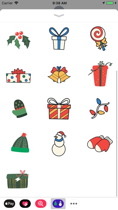 Merry Christmas stuff emoji screenshot 3