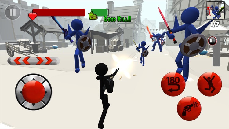 Stickman 3D Shooting Pro