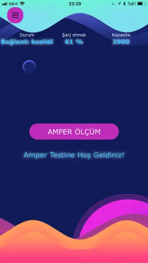 Amper Pil Doldurma Testi iPhone Ekran Görüntüsü 1