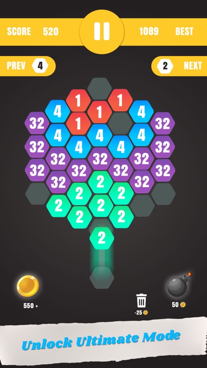 Hex Merge -Fuse & Lapse it up