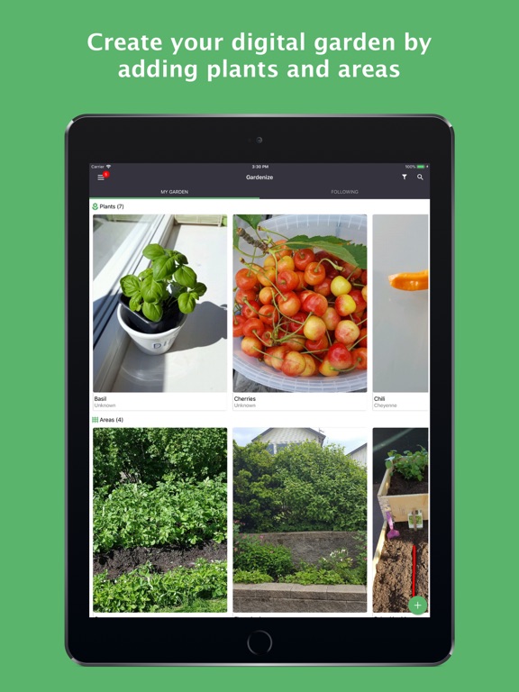 GARDENIZE - garden & plant app screenshot