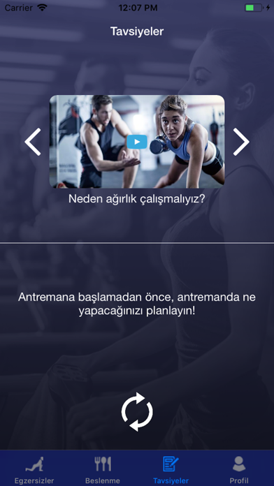 Fitness Antrenörüm Screenshot