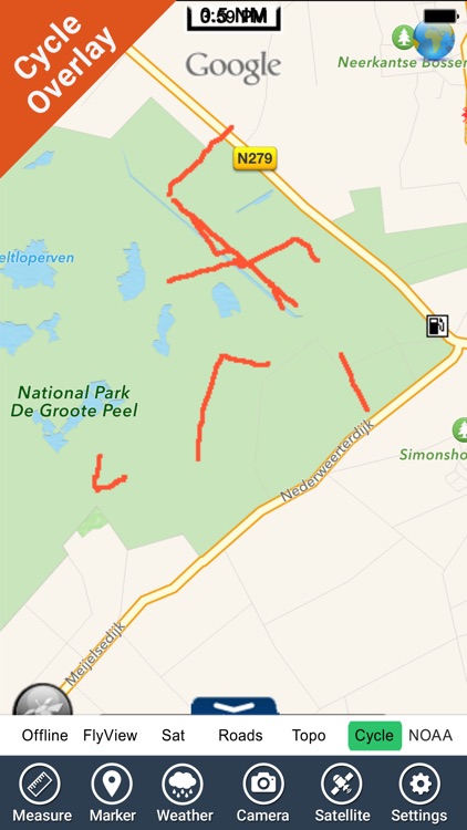 De Groote Peel National Park - GPS Map Navigator screenshot-3