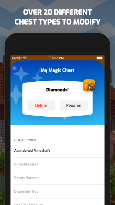 Screenshot #2 pour Magic Chests for Minecraft PE