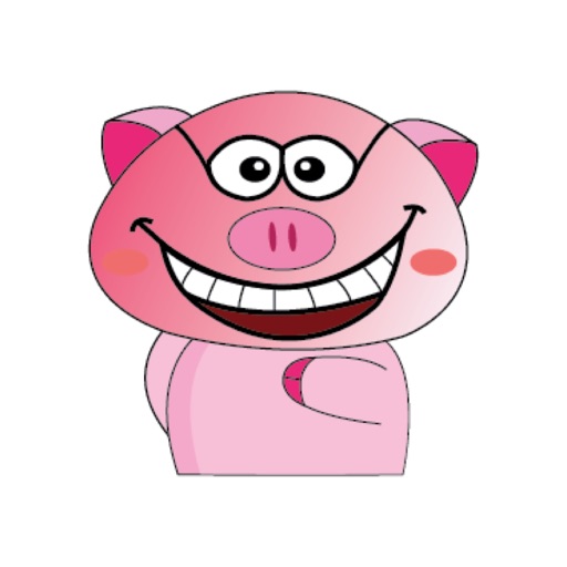 PinkFatPig Animated Stickers