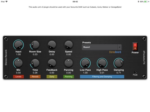 Stereo Reverb AUv3 Pluginのおすすめ画像1