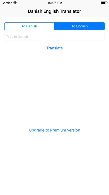 Danish English Translator