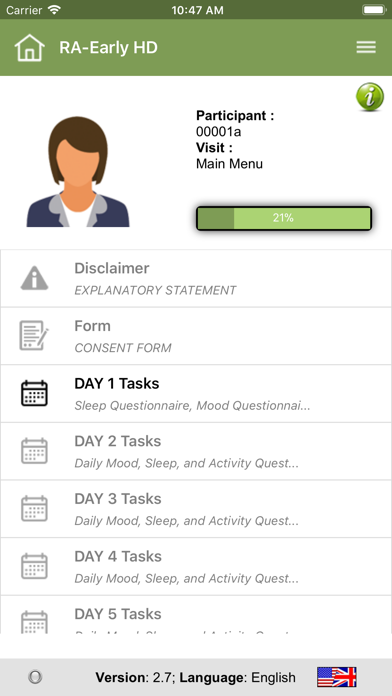 Screenshot #2 pour CogLab Mobile