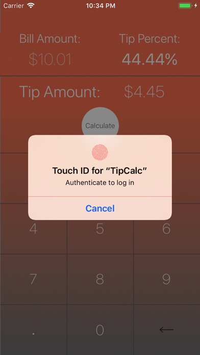 TipCalc: Hide Your Passwords screenshot 3
