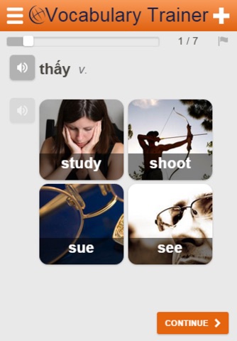 Learn Vietnamese Words screenshot 3