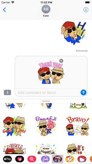 Cuca & Buka Emoji Stickers App(圖4)-速報App