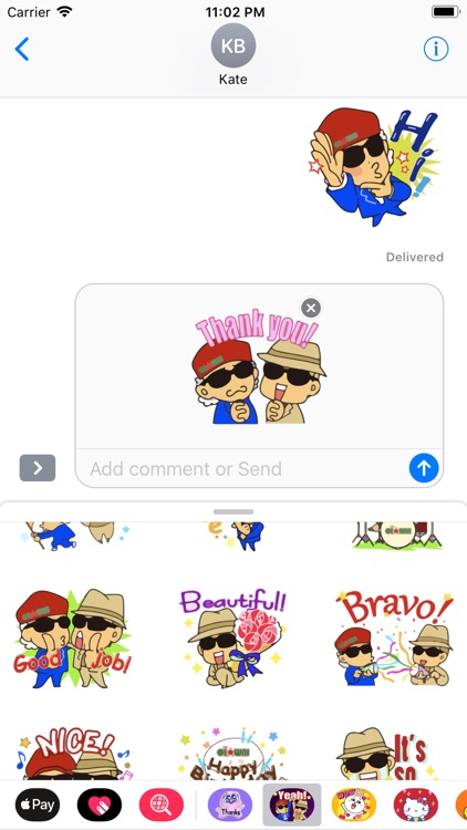 Cuca & Buka Emoji Stickers App screenshot-3