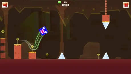 Square Dash GeoMetry jump fast