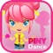 With the PINY Dance APP and with your Michelle doll you can create hologram videos that you can project onto the 3D stage included in the product PINY Dance
