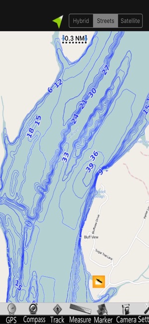 Chickamauga GPS Fishing Charts(圖4)-速報App