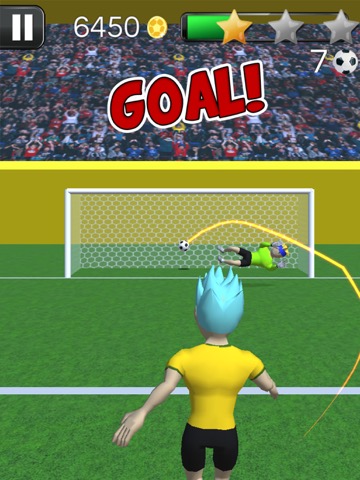 ファウル＆ゴールサッカー -  3Dサッカーゲームのおすすめ画像1