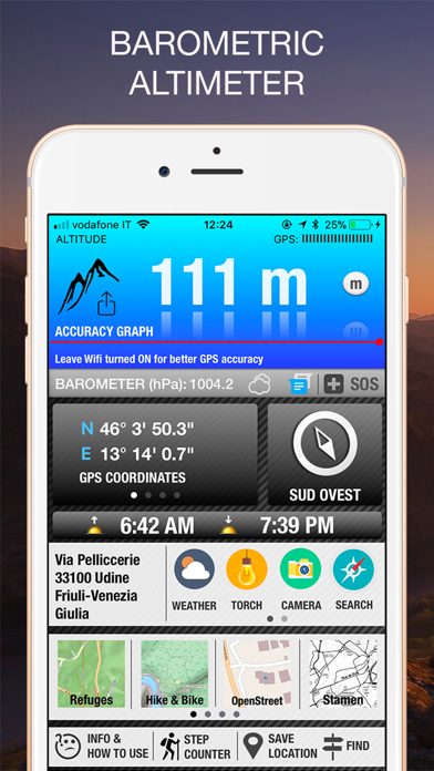 Screenshot #1 pour Altimeter GPS PRO  AI