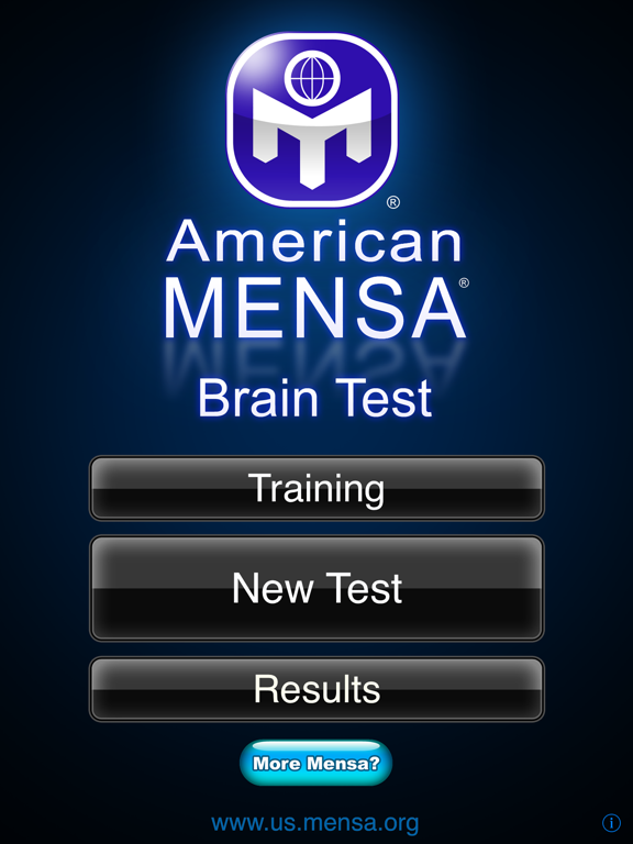 Screenshot #1 for American Mensa Brain Test