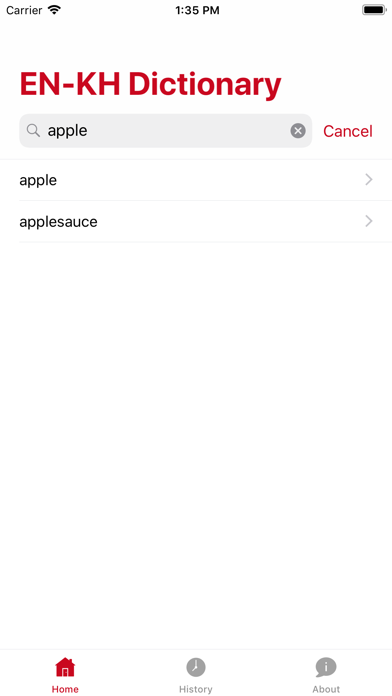 Screenshot #2 pour EN-KH Dictionary Free