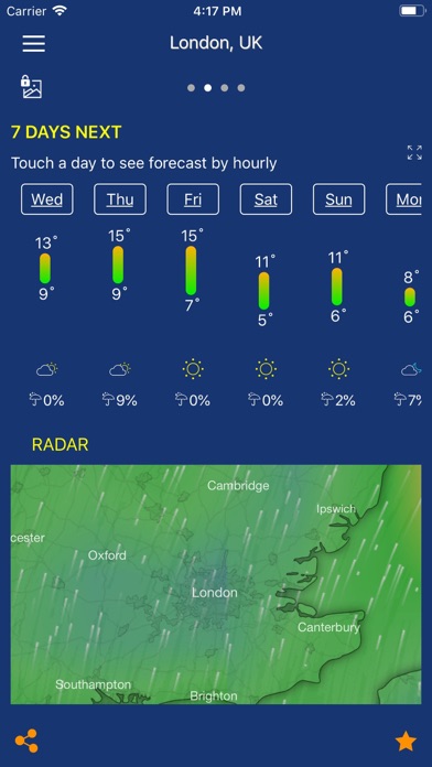 Accurate Weather forecast &map Screenshot